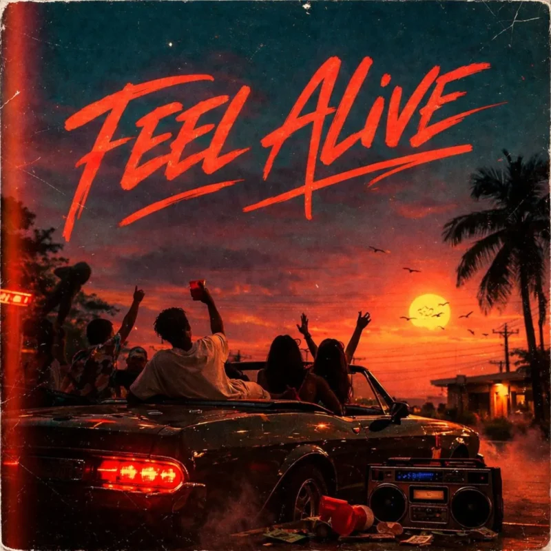 FEEL ALIVE by BIG VYBZ cover art