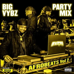 Big Vybz Party Mix (Afrobeats) Vol 2 Album Cover
