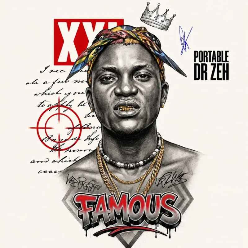 Famous by Portable cover art